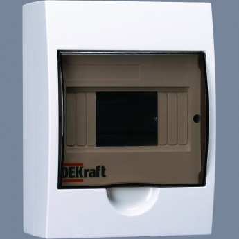 Корпус пластиковый навесной DEKRAFT 6 модулей, IP41, ЩРН-П-6 DEK