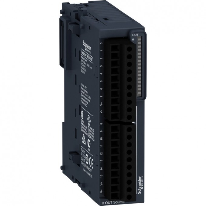 Дискретный модуль расширения SCHNEIDER ELECTRIC MODICON ТМ3 16 выходов, транзист источник TM3DQ16T