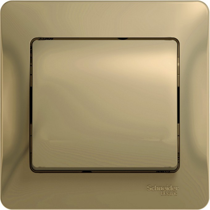 1-клавишный выключатель SCHNEIDER ELECTRIC GLOSSA, сх.1, 10АХ, в сборе, ТИТАН GSL000412
