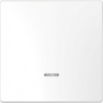 Клавиша одинарная MERTEN D-LIFE с линзой для LED модуля, БЕЛ. ЛОТОС