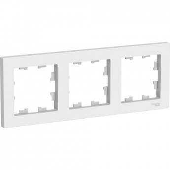 Рамка 3-постовая SCHNEIDER ELECTRIC ATLASDESIGN белый Рамка 3-постовая SCHNEIDER ELECTRIC ATLASDESIGN белый