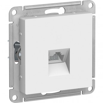 Розетка компьютерная SCHNEIDER ELECTRIC ATLASDESIGN RJ45, кат. 5Е, механизм, белый