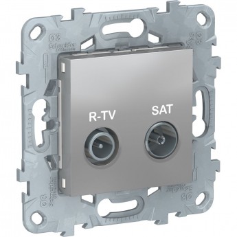 Розетка R-TV/SAT SCHNEIDER ELECTRIC UNICA NEW, одиночная, алюминий