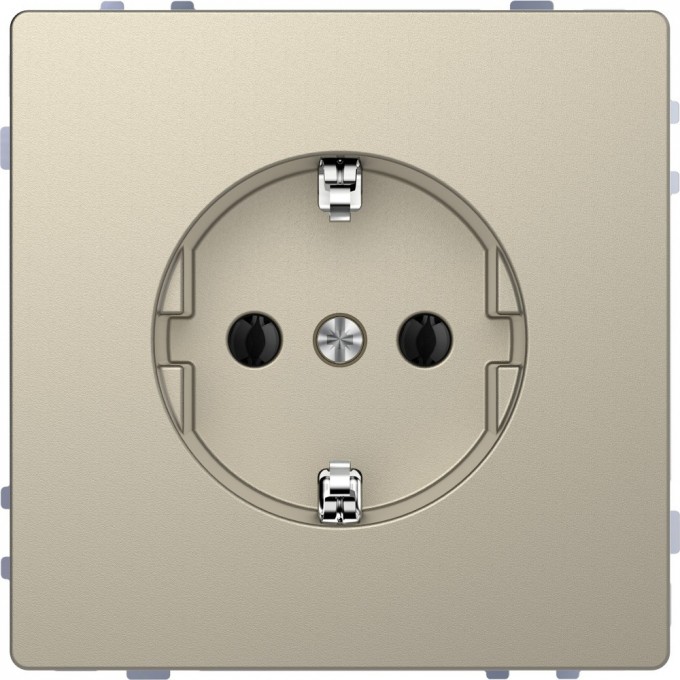 Розетка SCHNEIDER ELECTRIC MERTEN D-LIFE 16А, с заземлением, без шторок, сахара MTN2301-6033