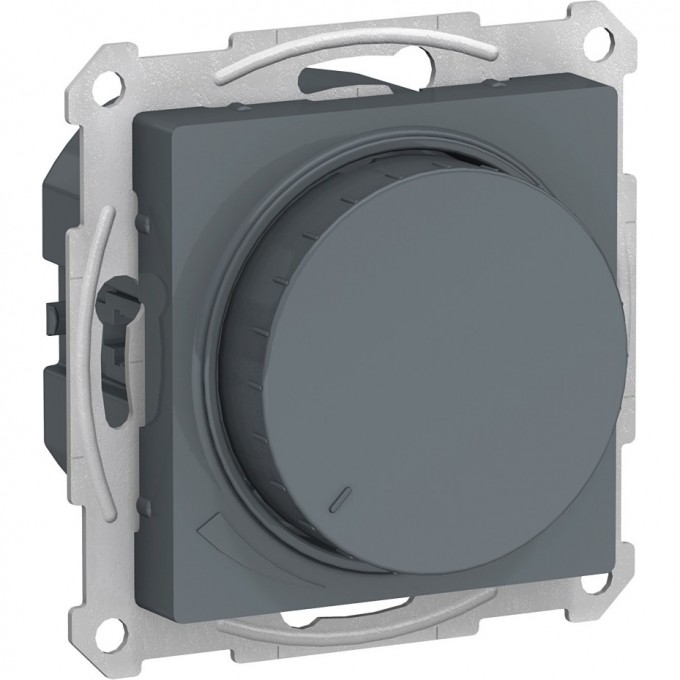 Светорегулятор (диммер) SCHNEIDER ELECTRIC ATLASDESIGN, поворотно-нажимной, LED, RC, 630Вт, механизм, грифель ATN000736