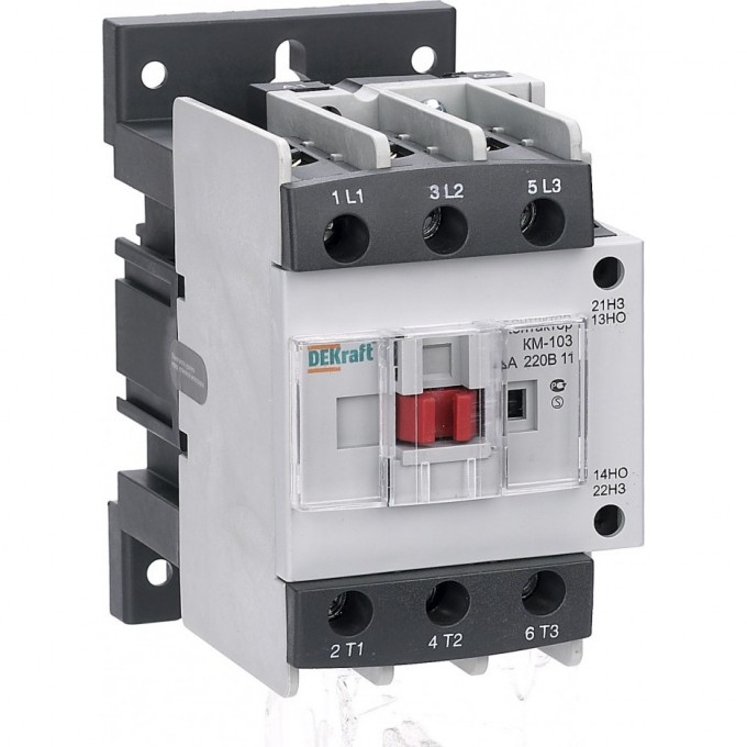 Контактор SCHNEIDER ELECTRIC DEKRAFT 40А 24В АС3 1НО+1НЗ КМ-103 22125DEK