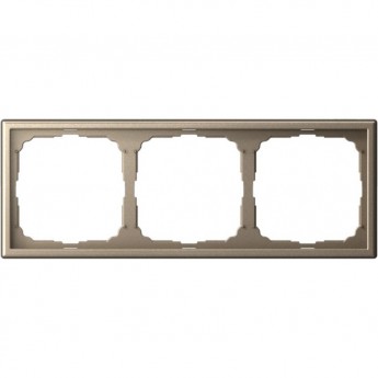 Рамка 3-постовая SCHNEIDER ELECTRIC ARTGALLERY SE GAL000503 универсальная шампань