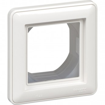 Рамка SCHNEIDER ELECTRIC W59 AQUA 1-постовая, IP44, СЛОНОВАЯ КОСТЬ