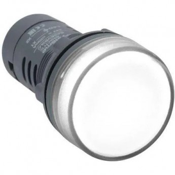 Сигнальная лампа SCHNEIDER SB7 d22мм 24В DC белая моноблочная