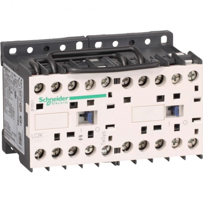 Контактор реверсивный SCHNEIDER ELECTRIC TESYS K 3P,9 A,НО,220V 50/60 ГЦ, механическая блокировка, винтовой зажим LC2K0910M7